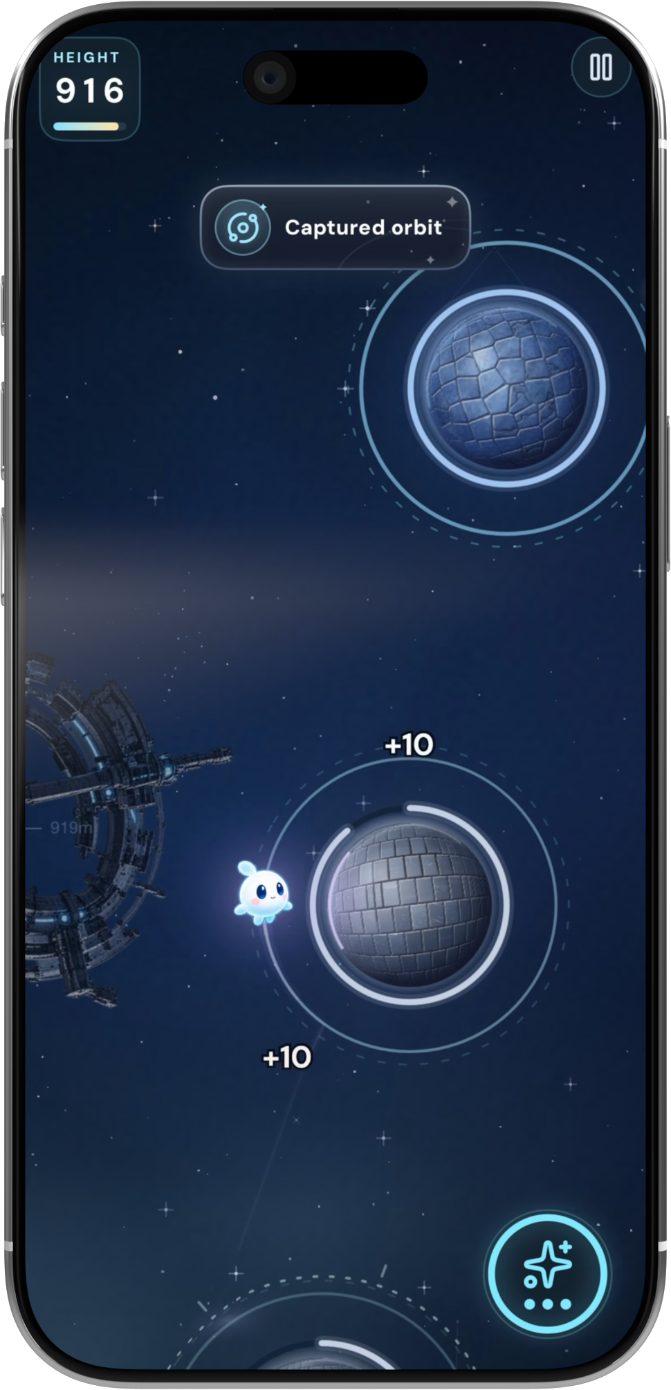 Landing on a star and finding your orbit in Little Gravity