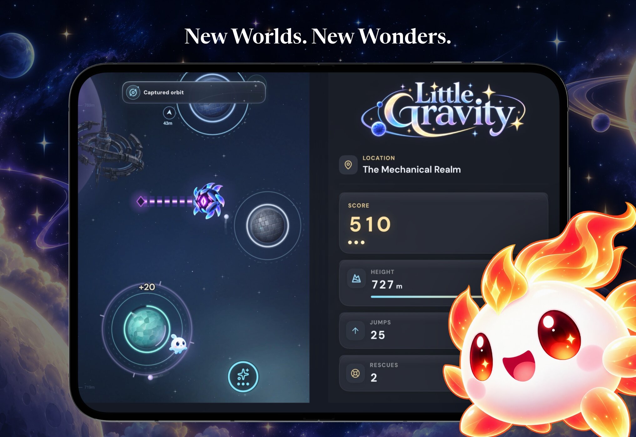 New Worlds. New Wonders. — Little Gravity on iPhone Duo in the Mechanical Realm